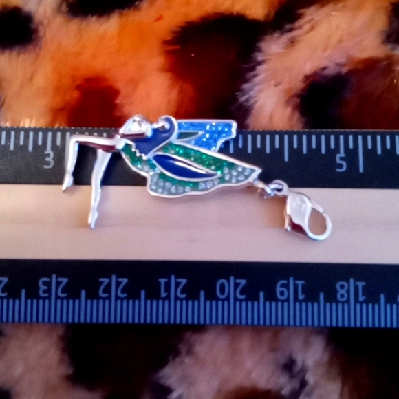 VINTAGE SWAROVSKI CRYSTAL FAIRY CHARM - Picture 4 of 4